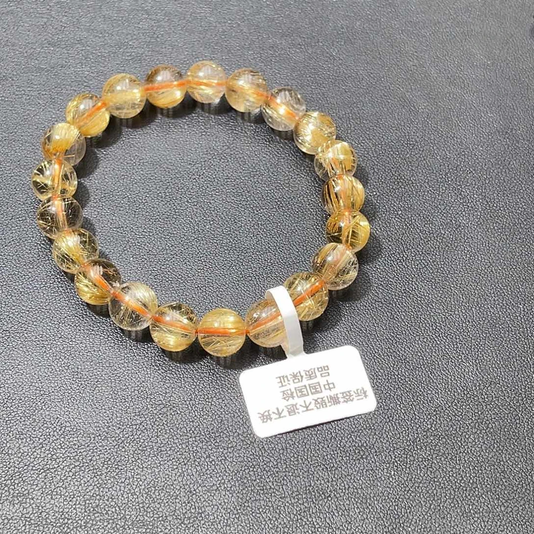 柒***月手链未镶嵌发晶水晶钛晶