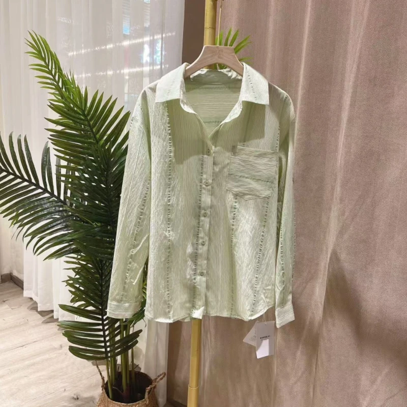 新品长袖衬衫7156