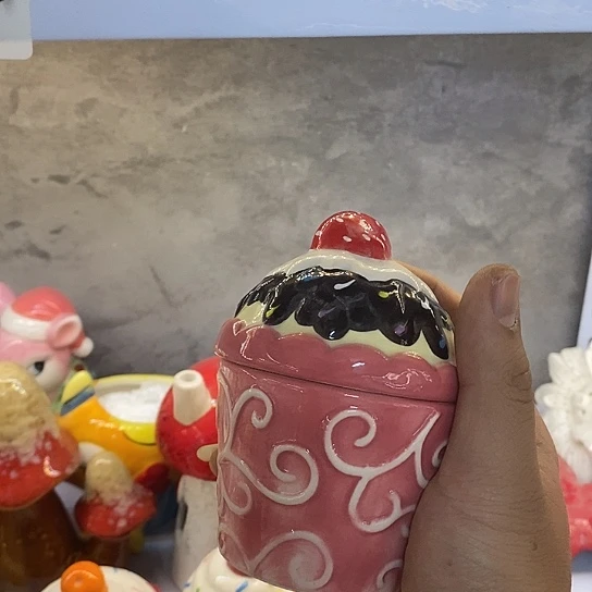 摆件今****吗陶瓷微瑕摆件冰裂