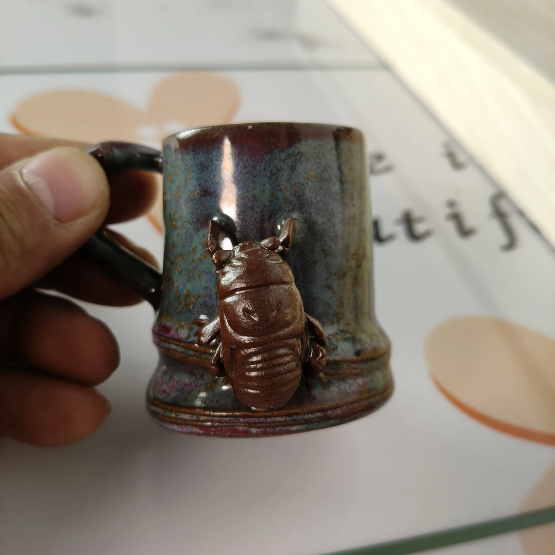 钧瓷精品张新萍老师的作品。