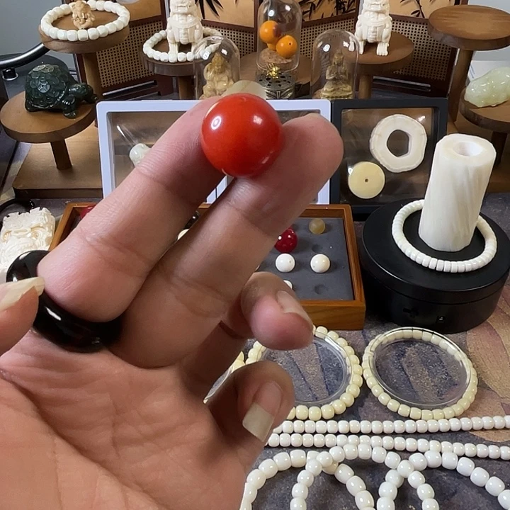 陶瓷白独手串牙串986