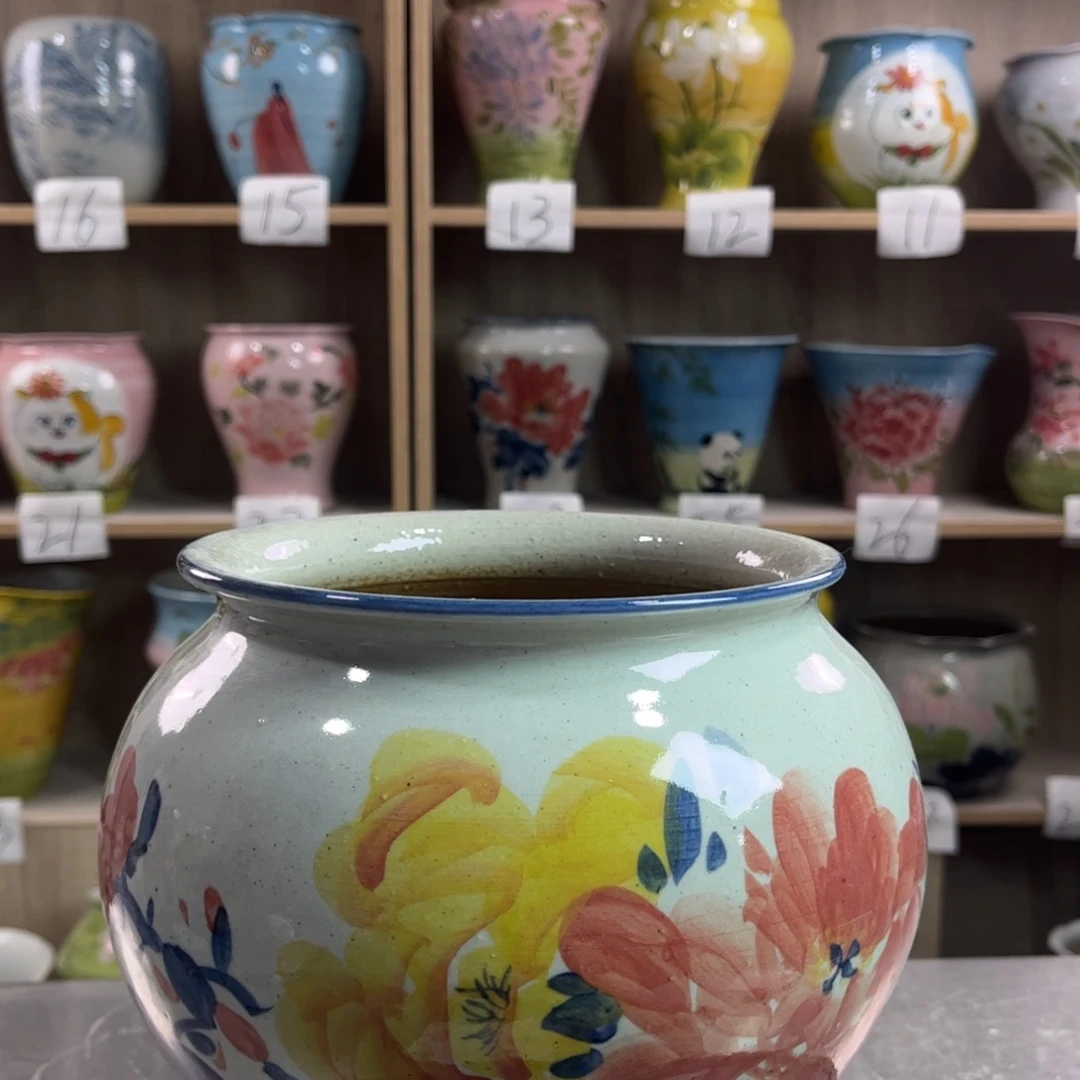 景德镇陶瓷花盆花盆