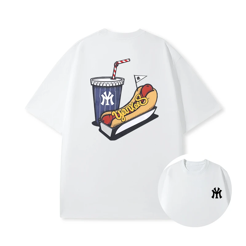 夏季短袖T恤网红洋气炸街男装男士新款休闲装网红款衣服宽松纯棉