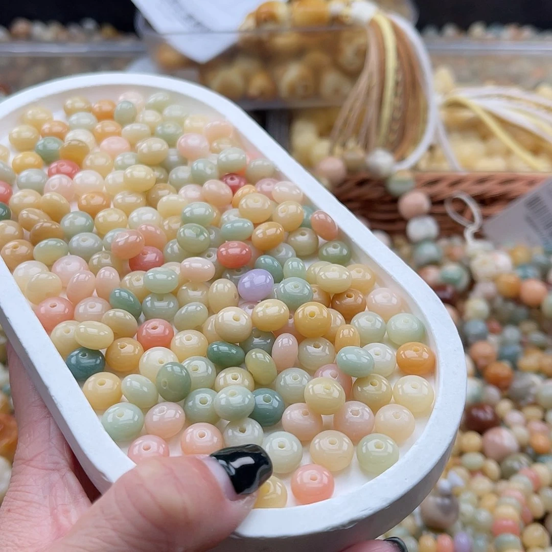 白玉菩提吊坠Q/9mm/100+20颗