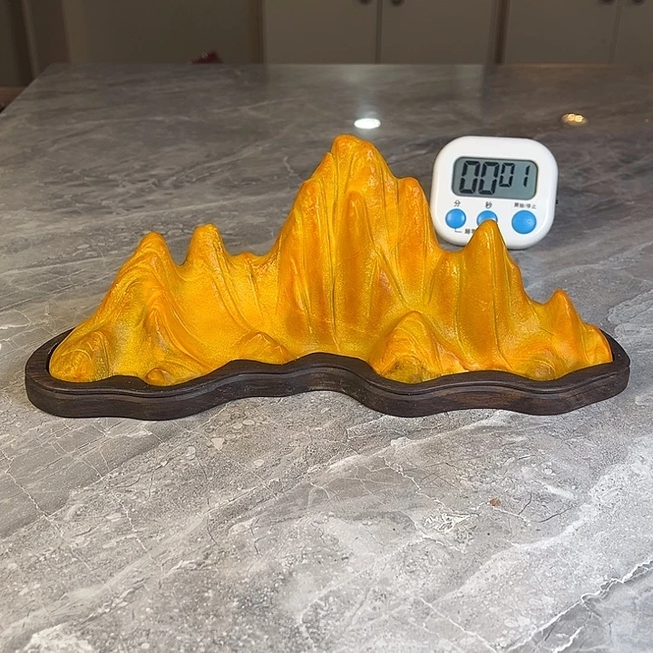 聽***者奇石茶宠鱼缸文房摆件