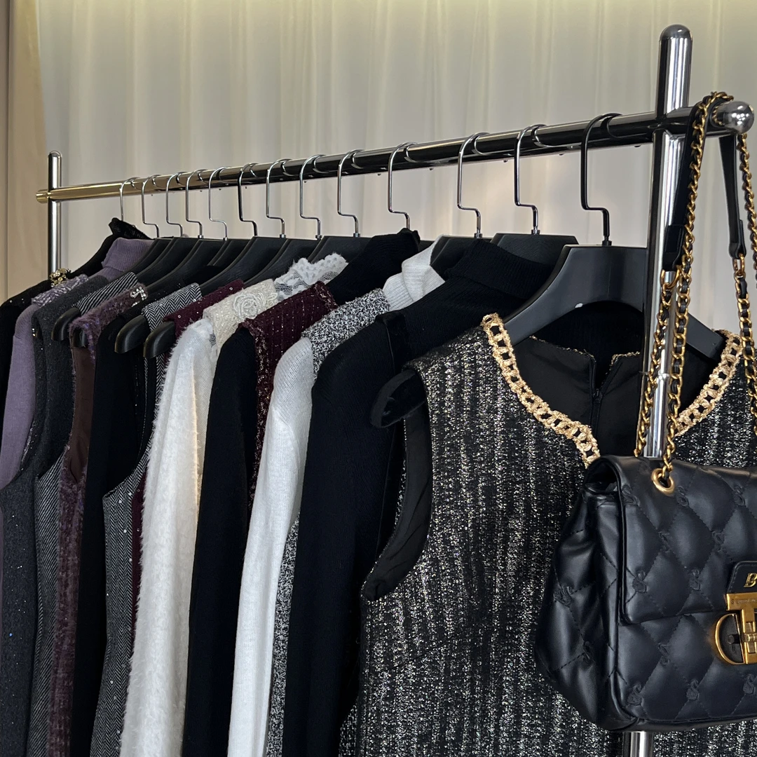 【B编码】先选编码再选尺码     秋冬新款设计款小众百搭气质连衣裙