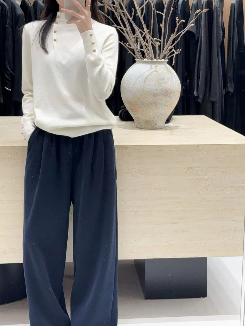 Mary (399#)复古慵懒显瘦裤kc