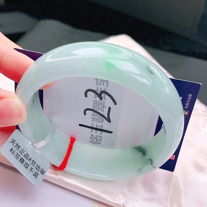 翡翠未镶嵌手镯缅甸天然a货翡翠手镯