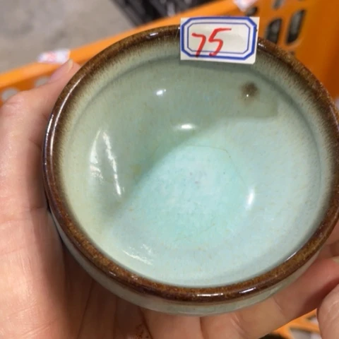 茶盏建阳建盏微瑕天青