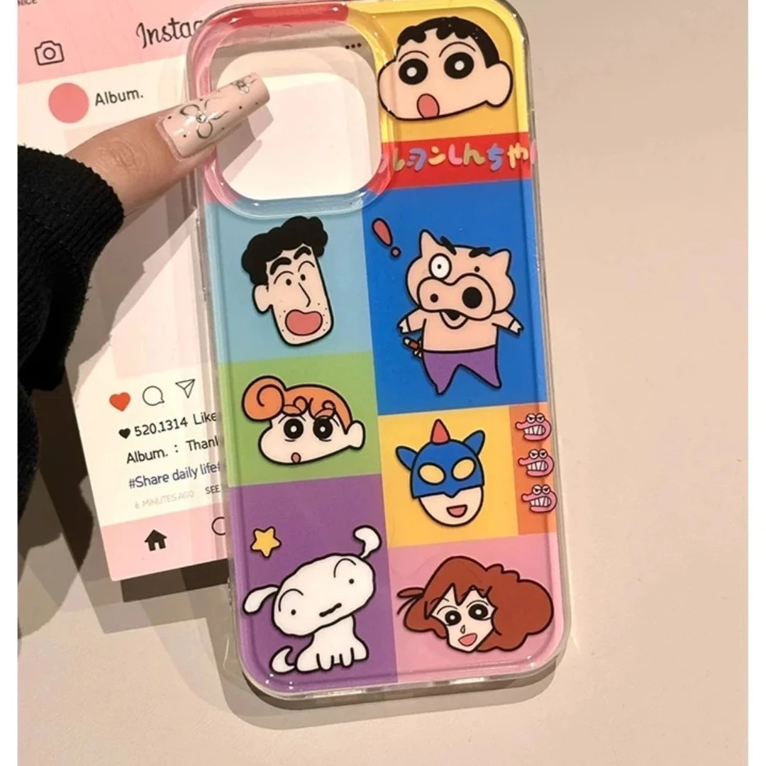 撞色小新适用苹果16/15手机壳iphone13pro12女14小米oppo华为vivo