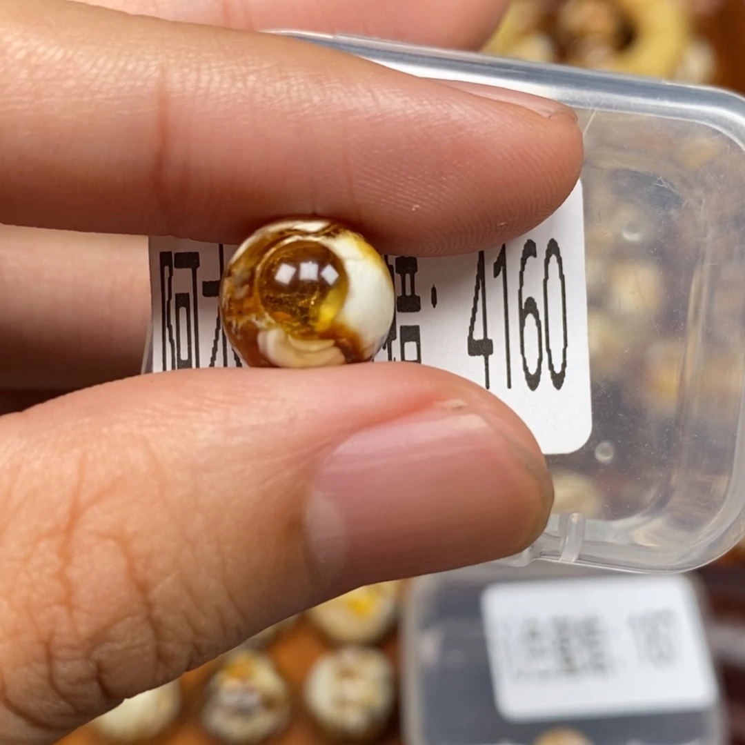 猴头核桃把件沁色圆珠老型4160