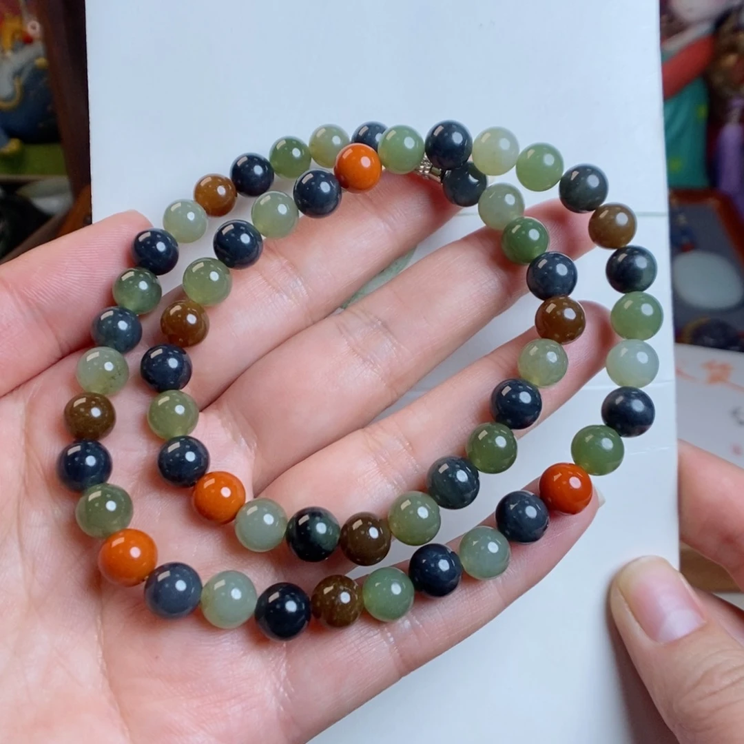 和田玉颈饰未镶嵌8楼兰