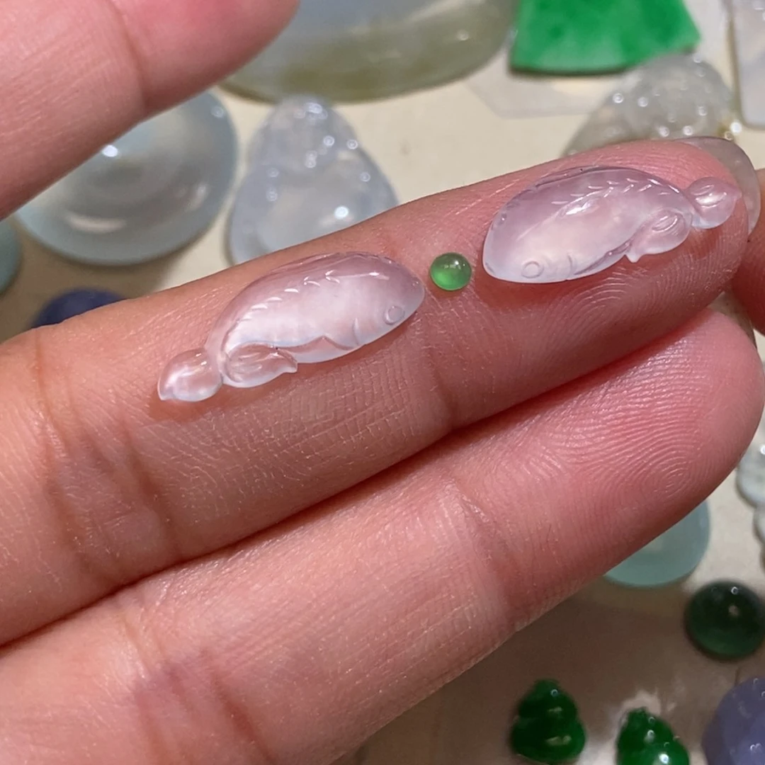 未镶嵌定制翡翠翡翠18.2/7.3/3.6