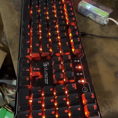 血手机械键盘台式机用电脑用