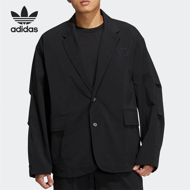 Adidas/阿迪达斯三叶草时尚宽松百搭男子运动休闲夹克外套HU1244