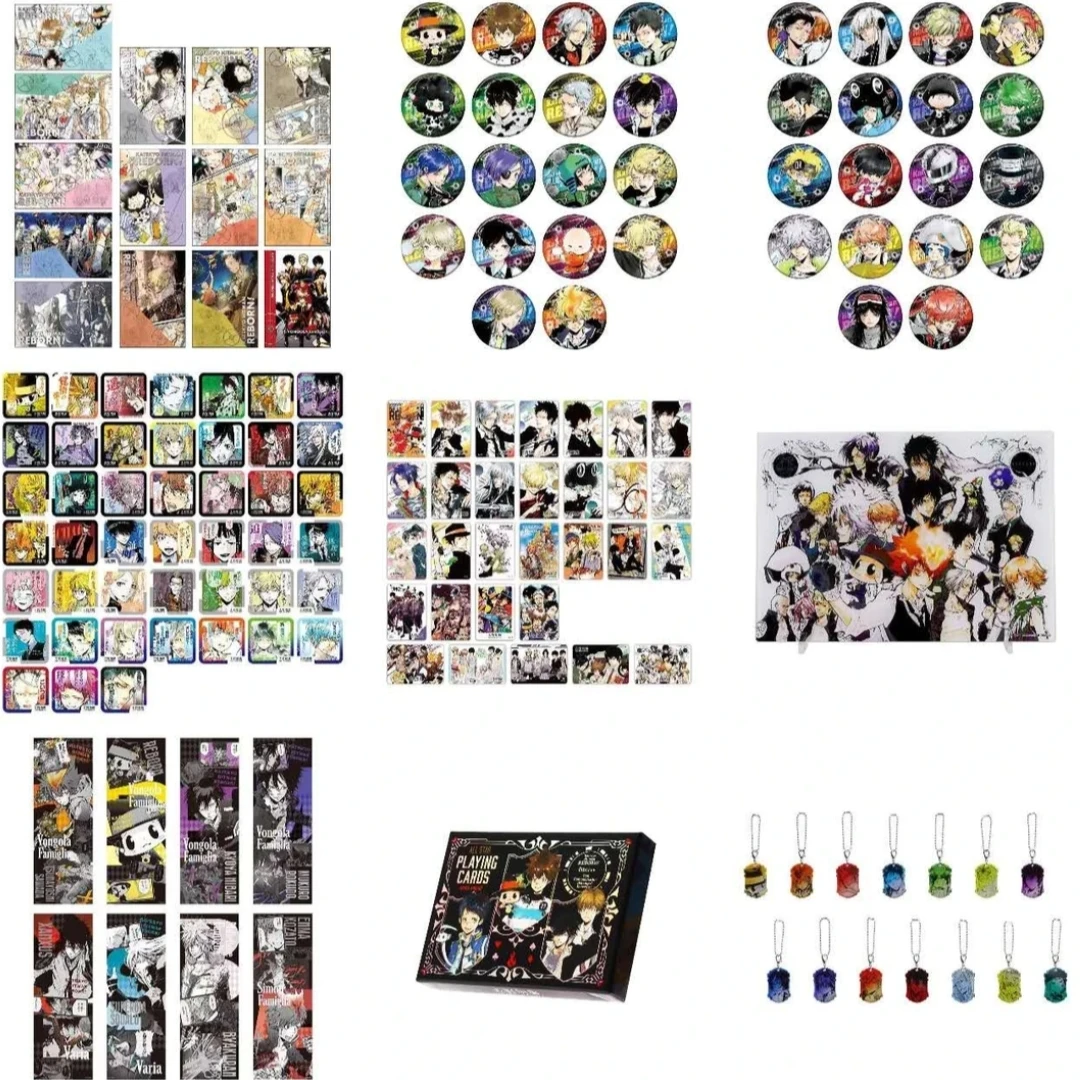 包括特典小卡、大海报、扑克，卡拉OK系列、a咖系列，安慰品为金属卡