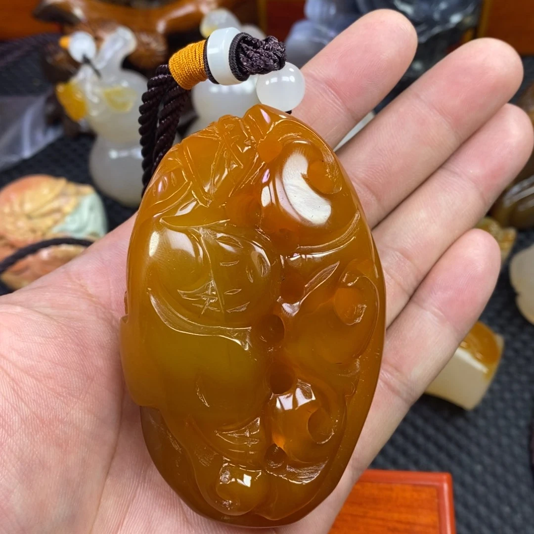 玛瑙/玉髓手把未镶嵌❄️*