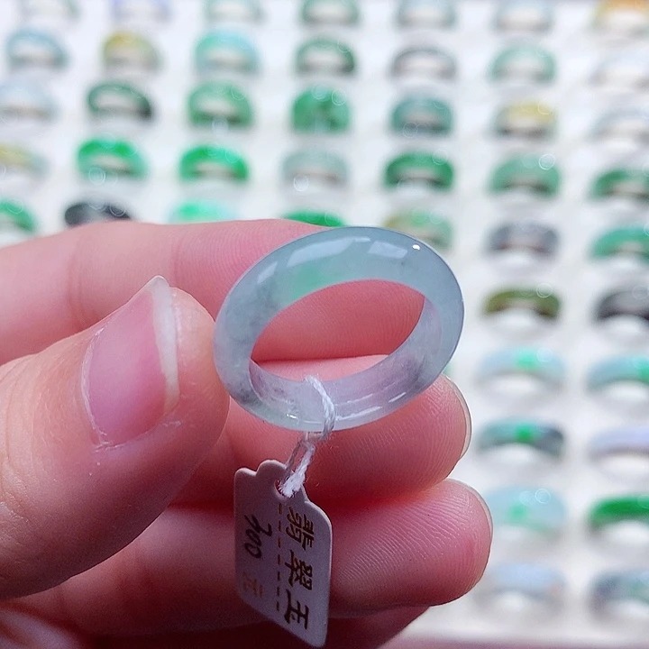 翡翠未镶嵌戒指15号