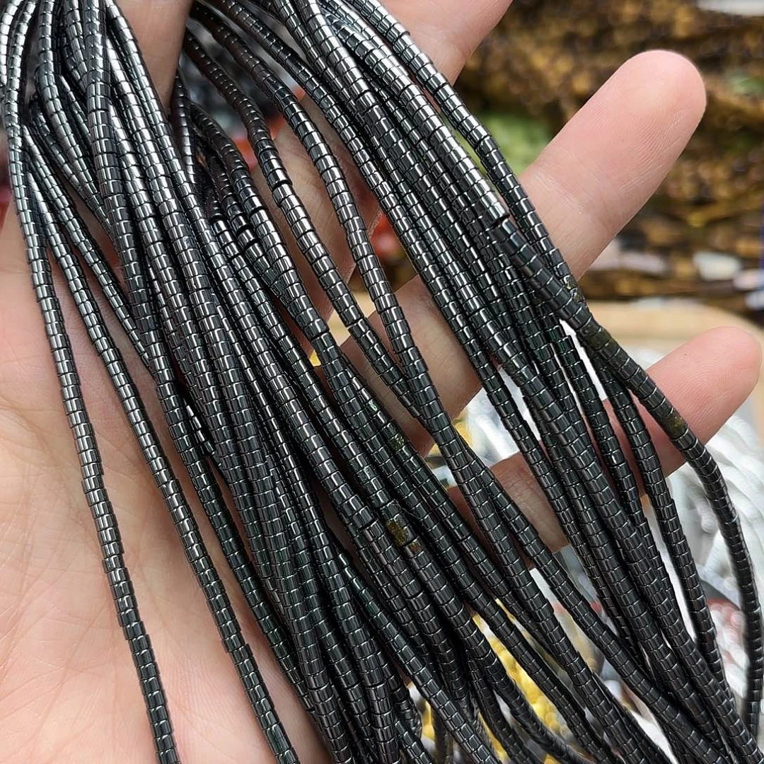 未镶嵌玛瑙/玉髓珠宝半成品2×3黑胆直切一条