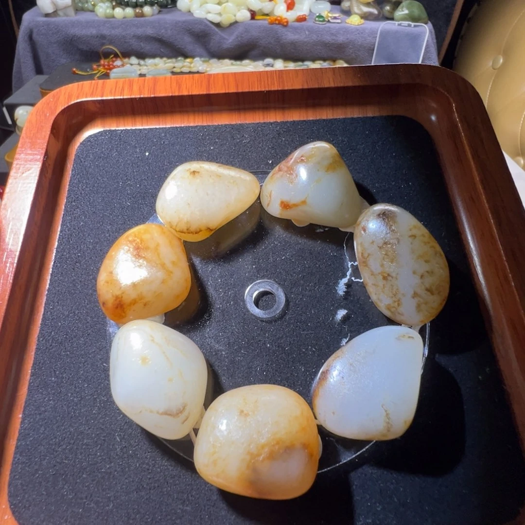 和田玉（子料）未镶嵌手链