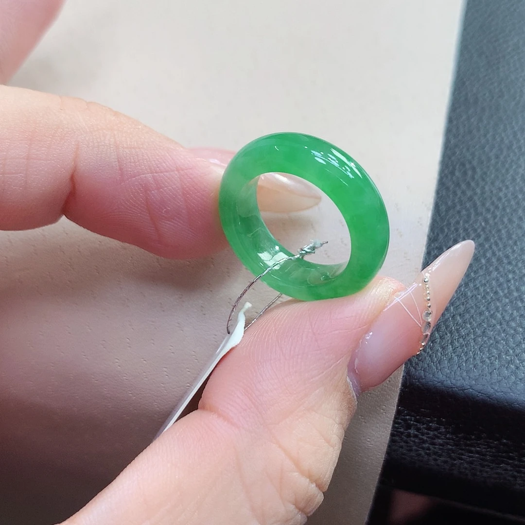 未镶嵌戒指翡翠8号