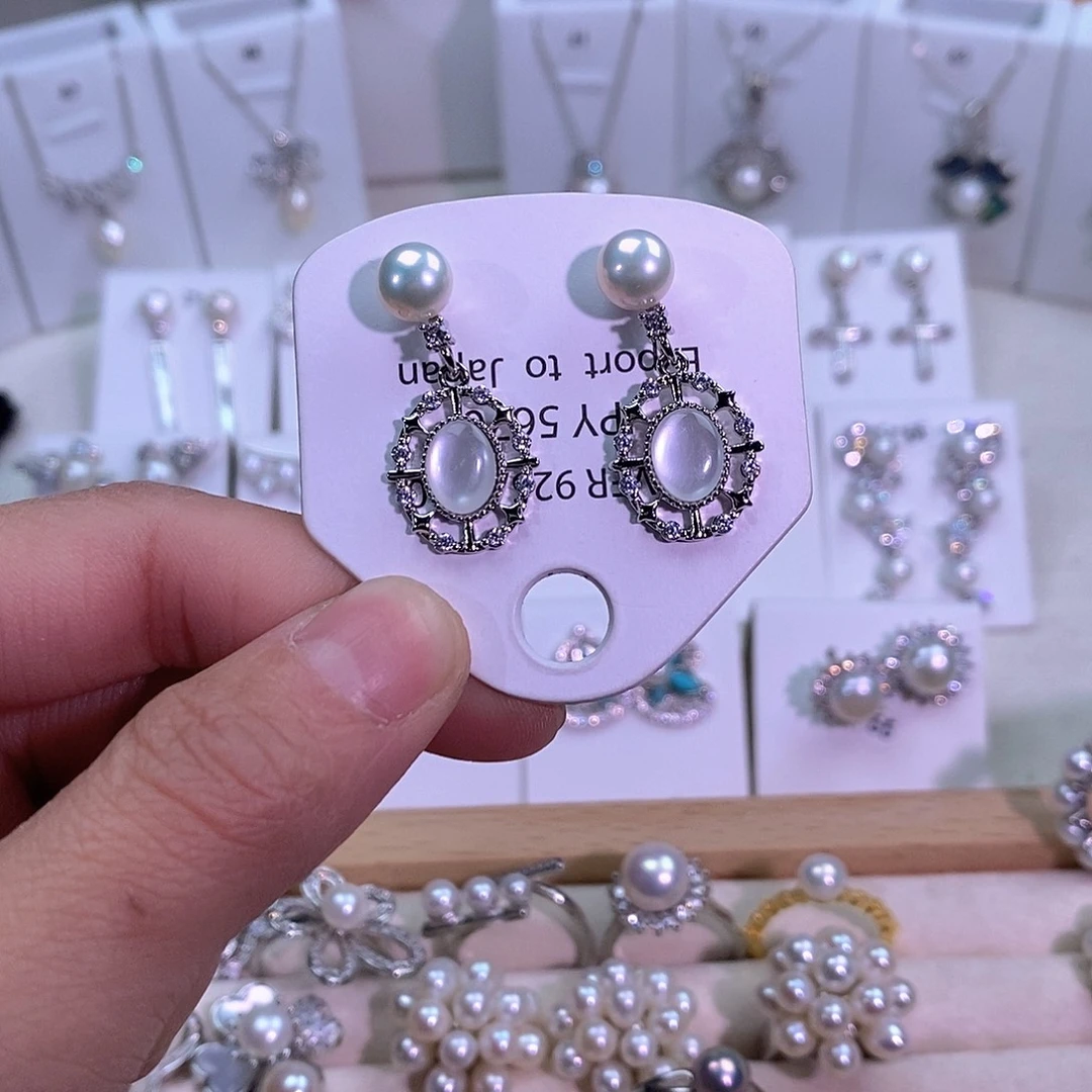 耳饰未镶嵌淡水珍珠