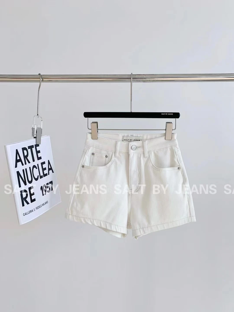 深圳南油原创2025新款BY背后绿牌牌两色短裤18137