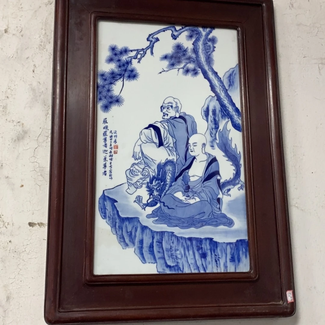 瓷71*49*1景德镇瓷板画柴窑烧制