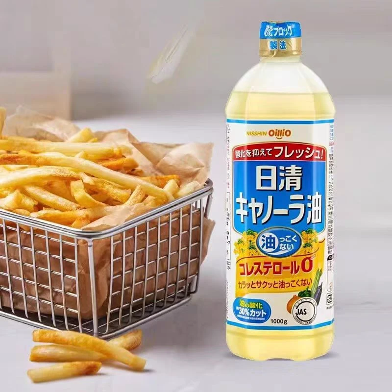 日本原装进口日清低芥酸菜籽油1L装