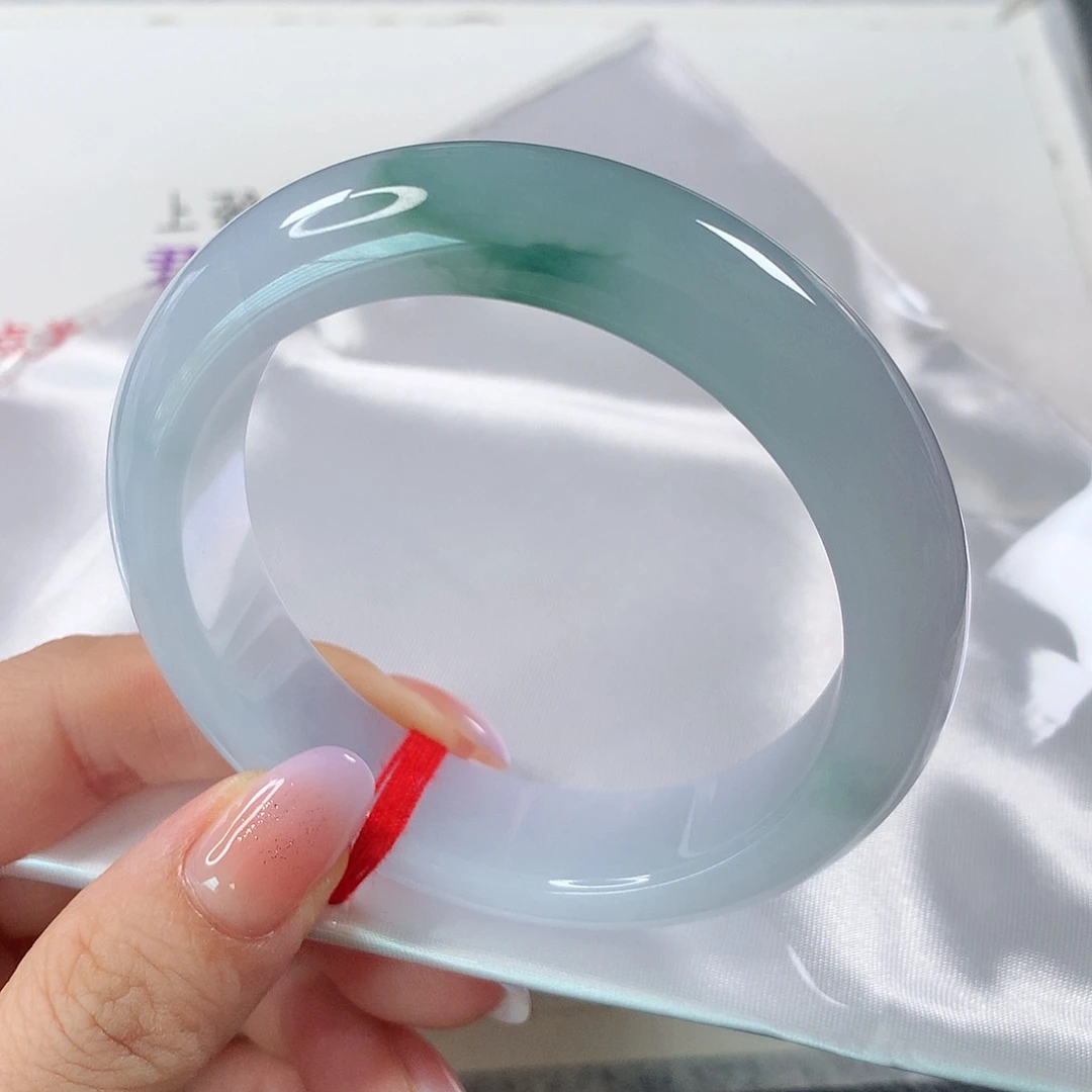 未镶嵌手镯翡翠 正圈⑨⑨轮胎镯