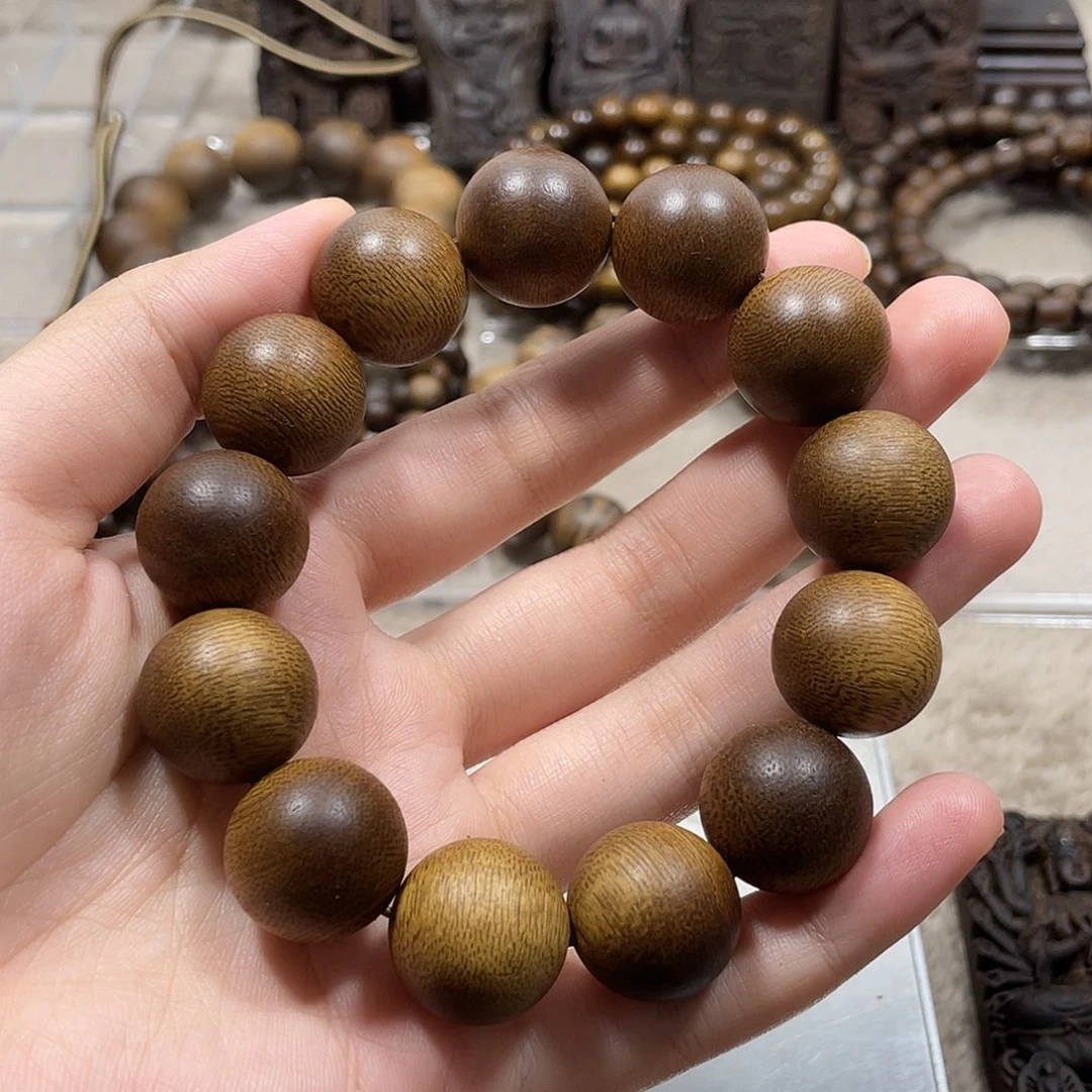 电***叔手串沉香越南芽庄白棋楠