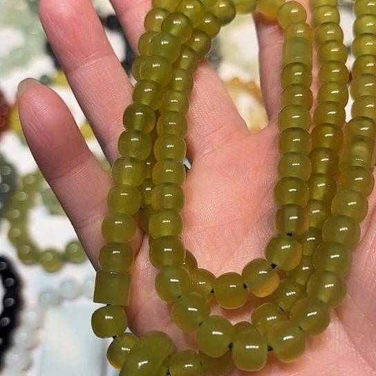 蛇纹石玉未镶嵌手串