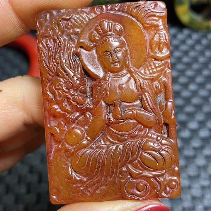 紫金钵盂菩提吊坠