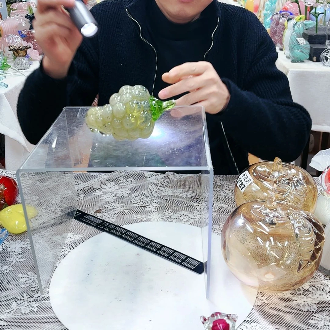 福利一套瑕不退不换琉璃花瓶艺术品