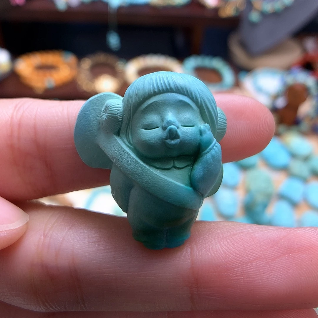 未镶嵌绿松石挂件H**ǎ