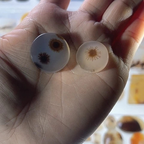 【闪购商品】玛瑙/玉髓珠宝半成品未镶嵌如*