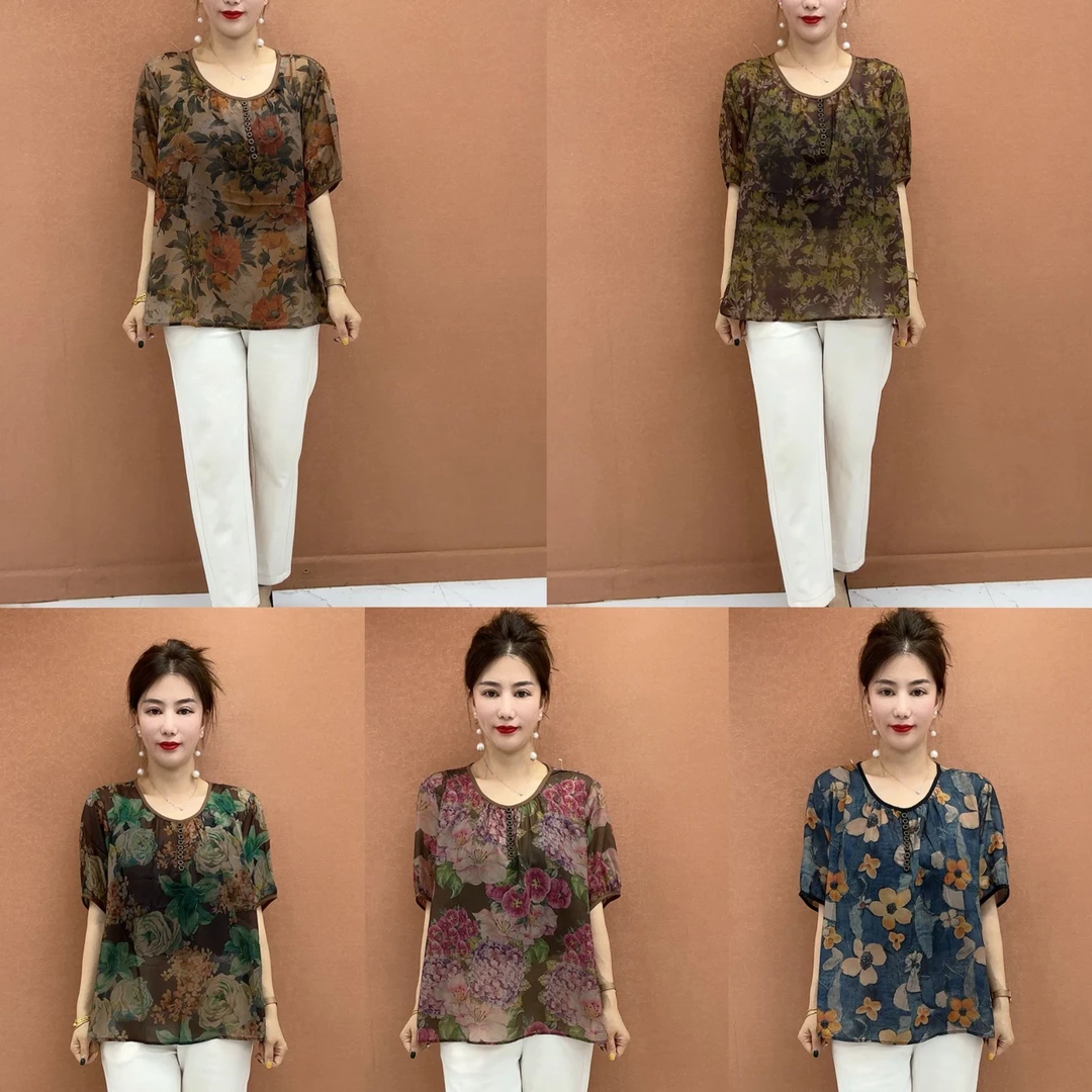 XW时尚简约夏季新款花衫
