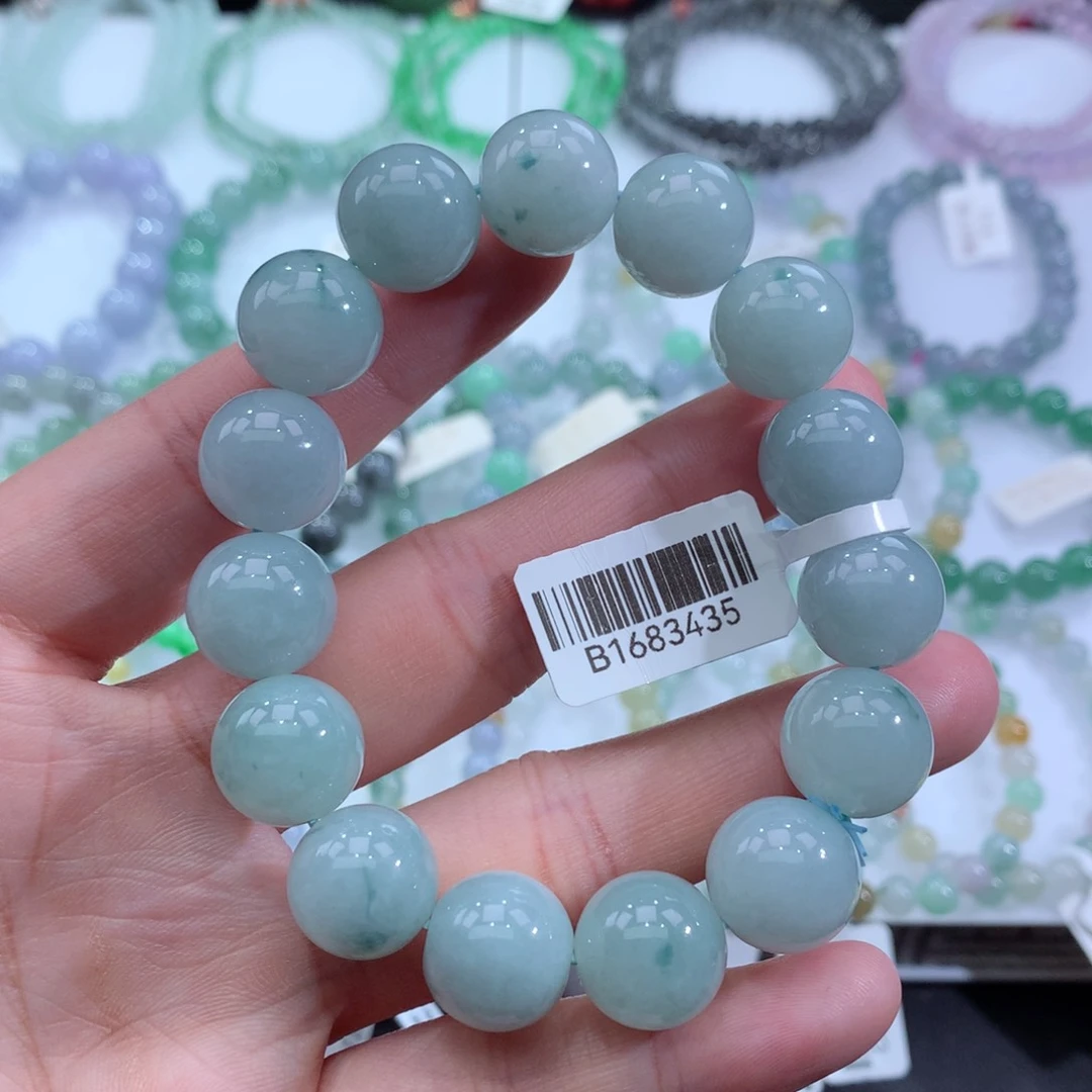 翡翠手链未镶嵌天然