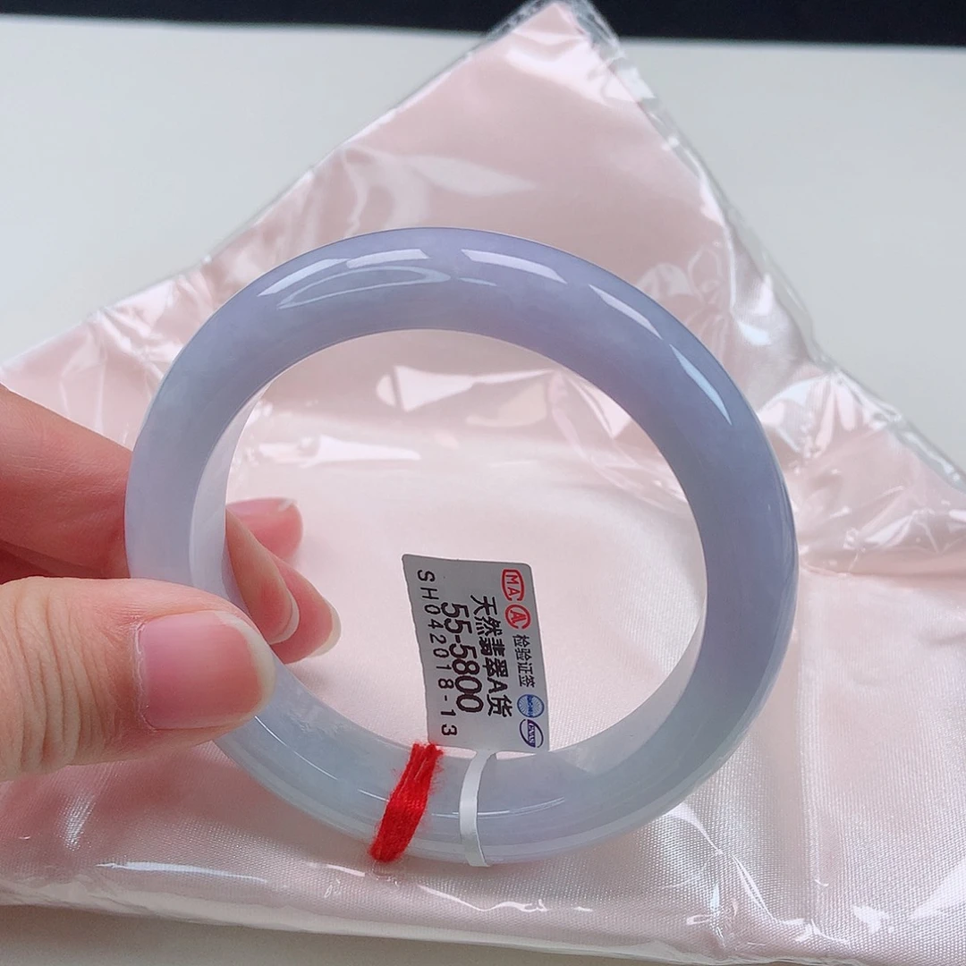 翡翠手镯未镶嵌55正圈