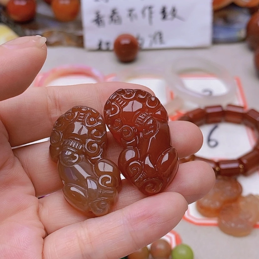 【闪购商品】未镶嵌玛瑙/玉髓珠宝半成品关****关