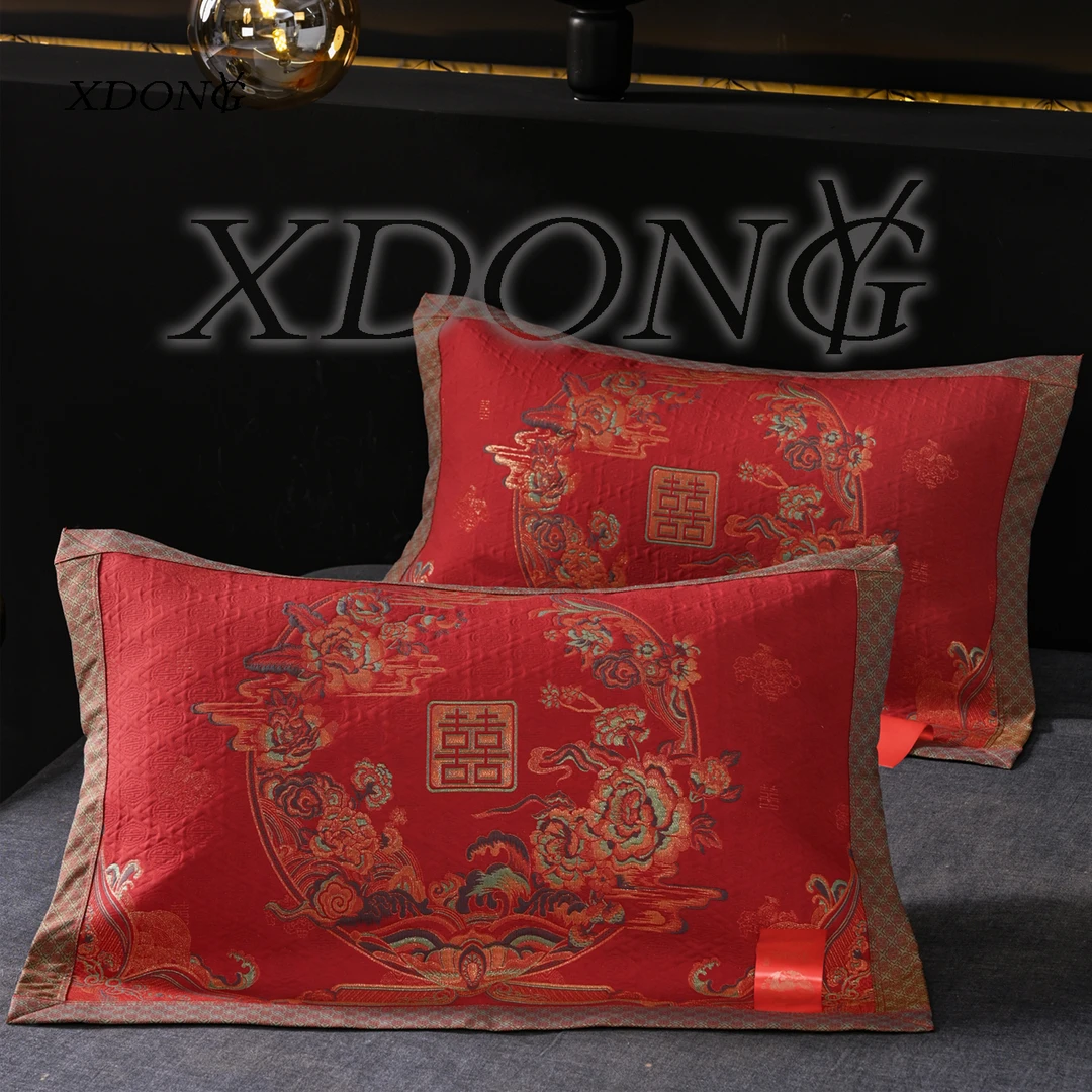 XDONGY（冬云家纺）52*78 古典  海誓山盟 一对装枕巾
