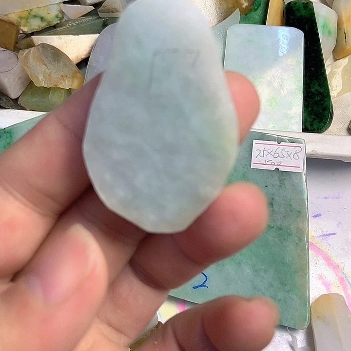 翡翠散珠天然翡翠A货挂件