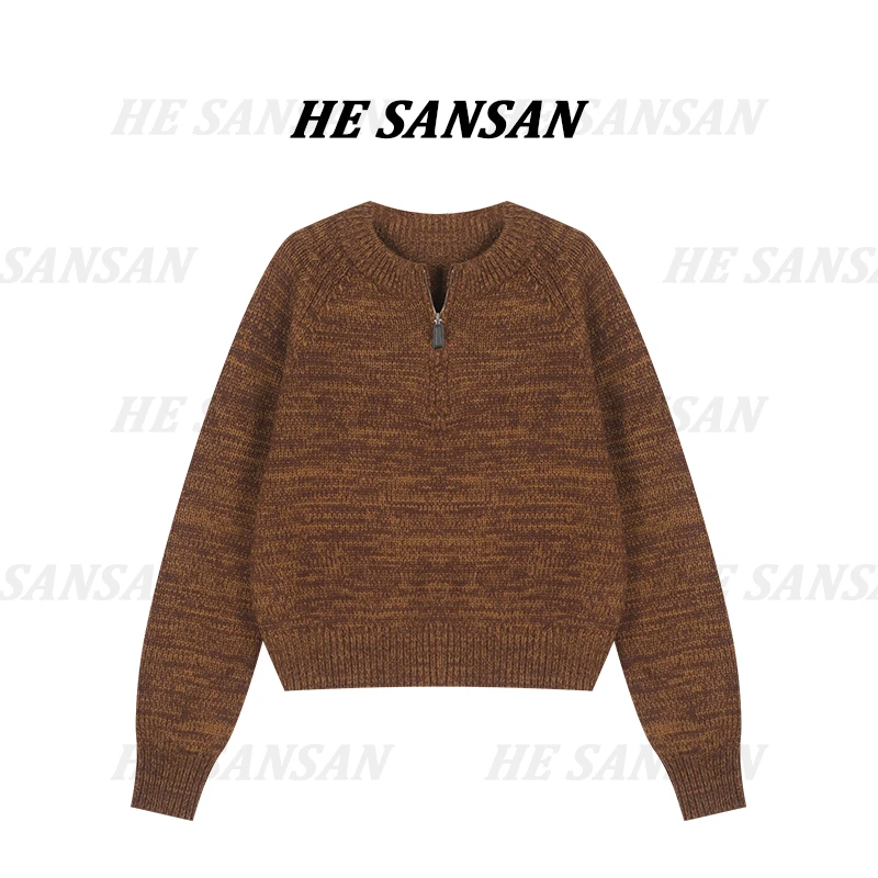 【SANSAN】轻奢百搭休闲设计款套头长袖上衣DY-4317