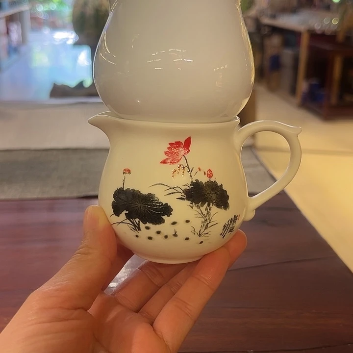 瓷片陶瓷公杯微瑕2个