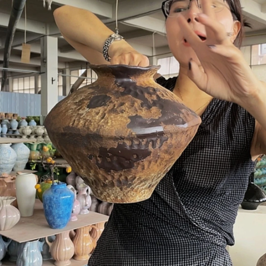【闪购商品】景德镇陶瓷花瓶艺术大飞碟
