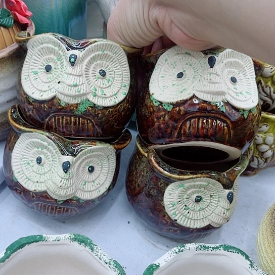 多肉绿植陶瓷9.9包邮