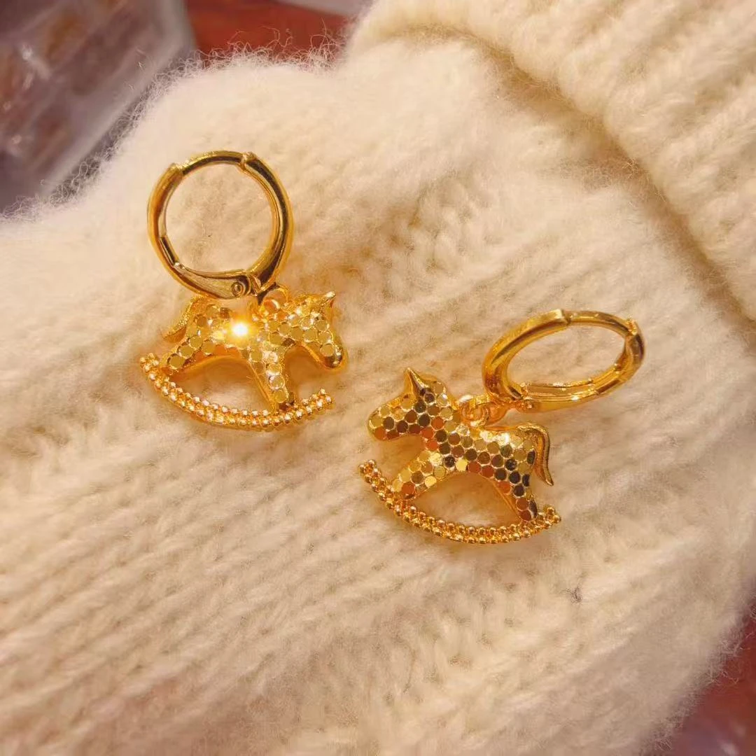 碎冰冰马上有钱耳环