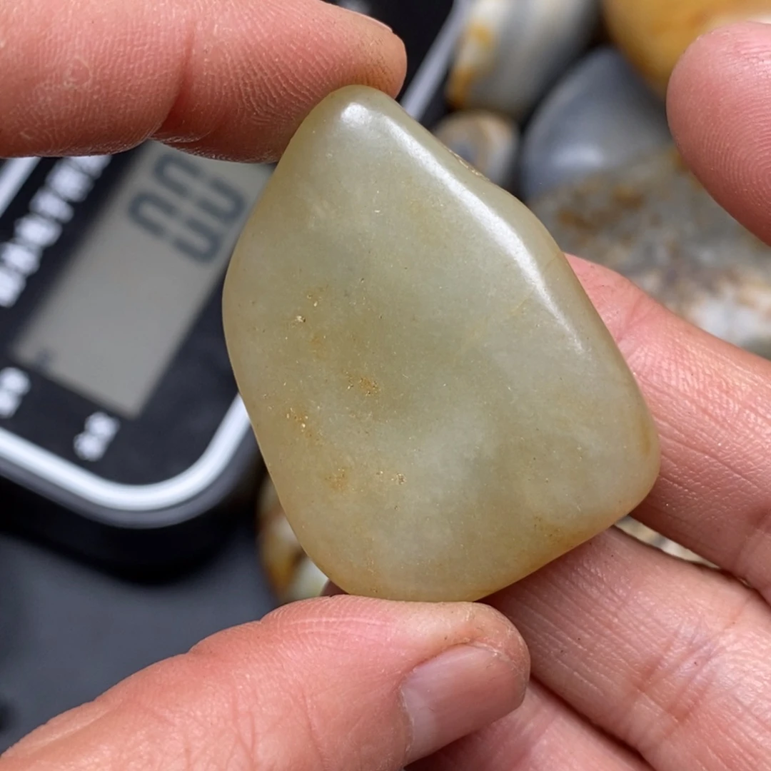 和田玉挂件银S925镀金镶嵌