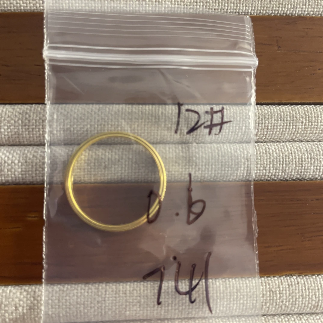 克重0.6 12号 龙鳞戒指 足金999