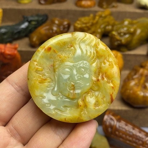 蛇纹石玉未镶嵌颈饰82